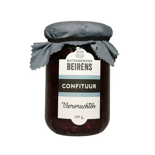Confituur vier vrucht 200gr