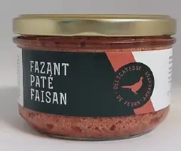 Paté Fazanten 180gr
