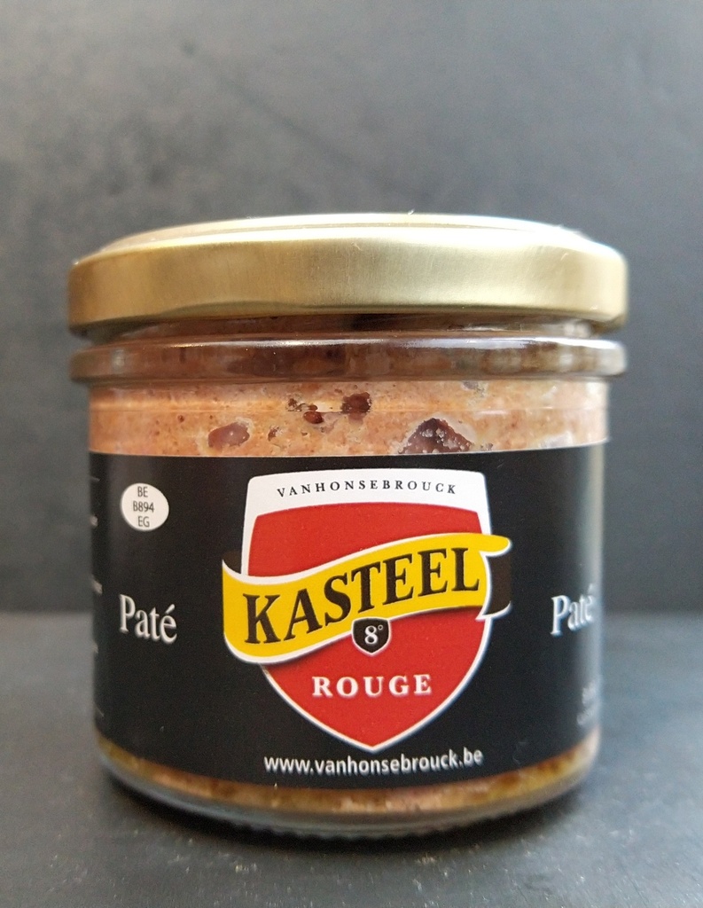 Paté Kasteelbier rouge 100gr