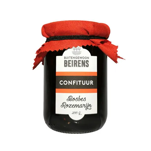 Confituur bosbes rozemarijn 200gr