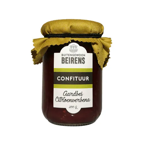 [852] Confituur aardbei citroenverbena 100gr