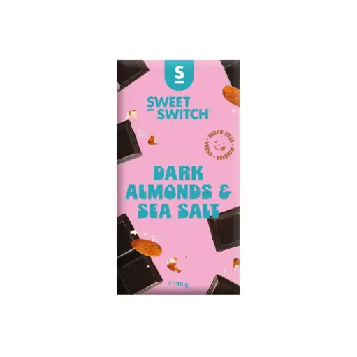 Dark Almonds & Sea salt 90gr x12